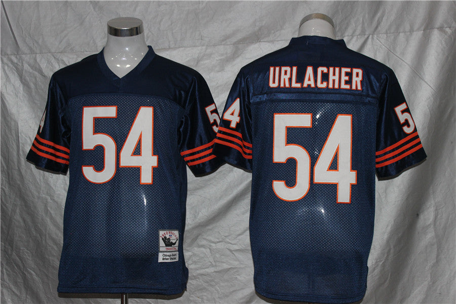 Men's Chicago Bears Brian Urlacher Mitchell & Ness Navy Legacy Replica Player jersey