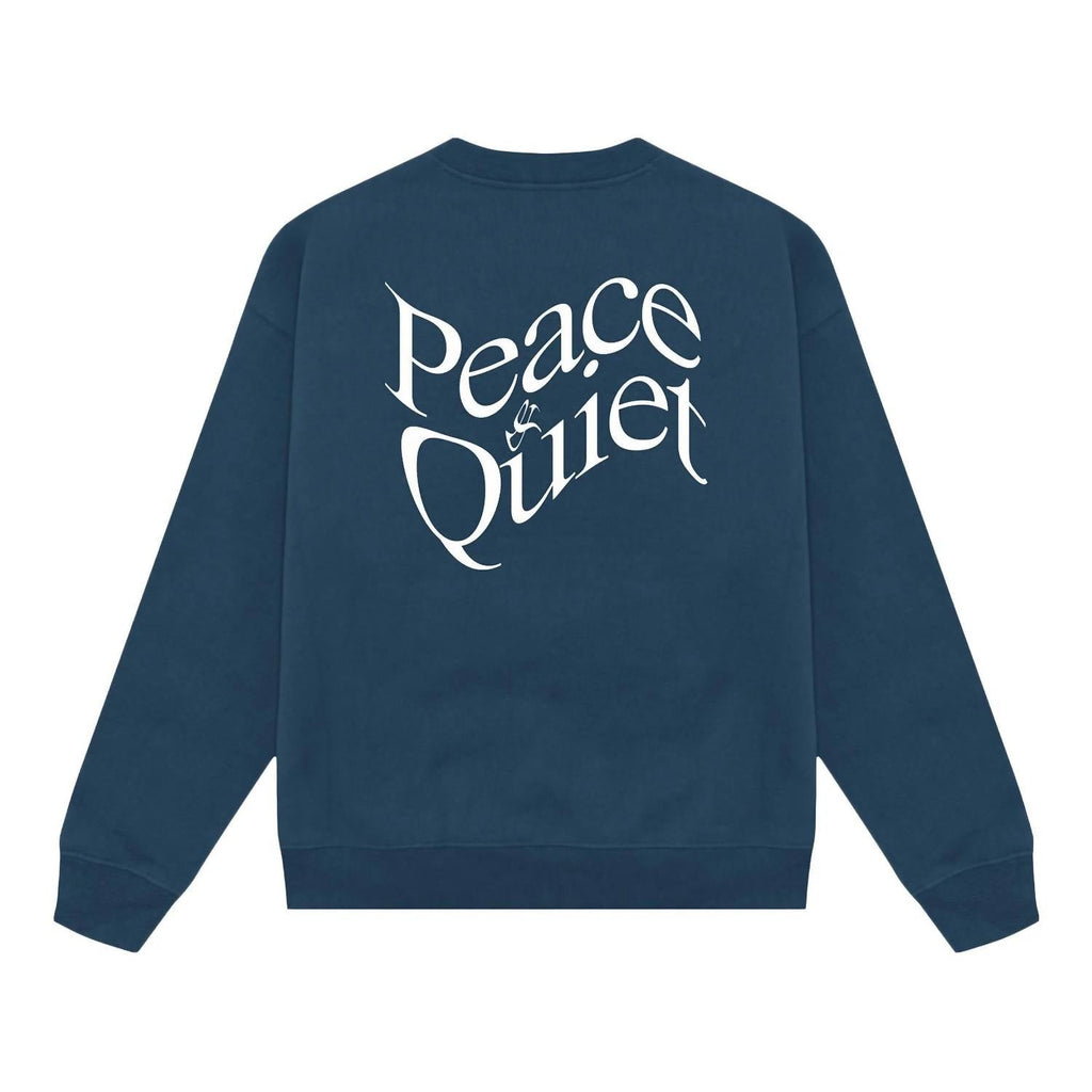 Men's Warped Crewneck Top In Navy
