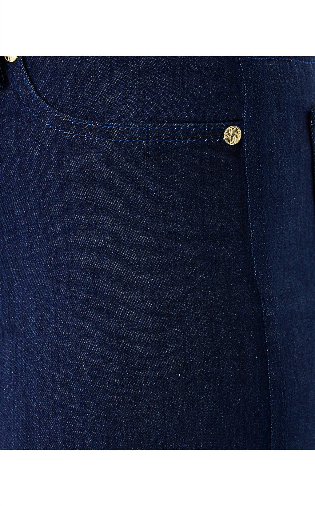 Lindessa High Rise Crop Jeans In Dark Wash