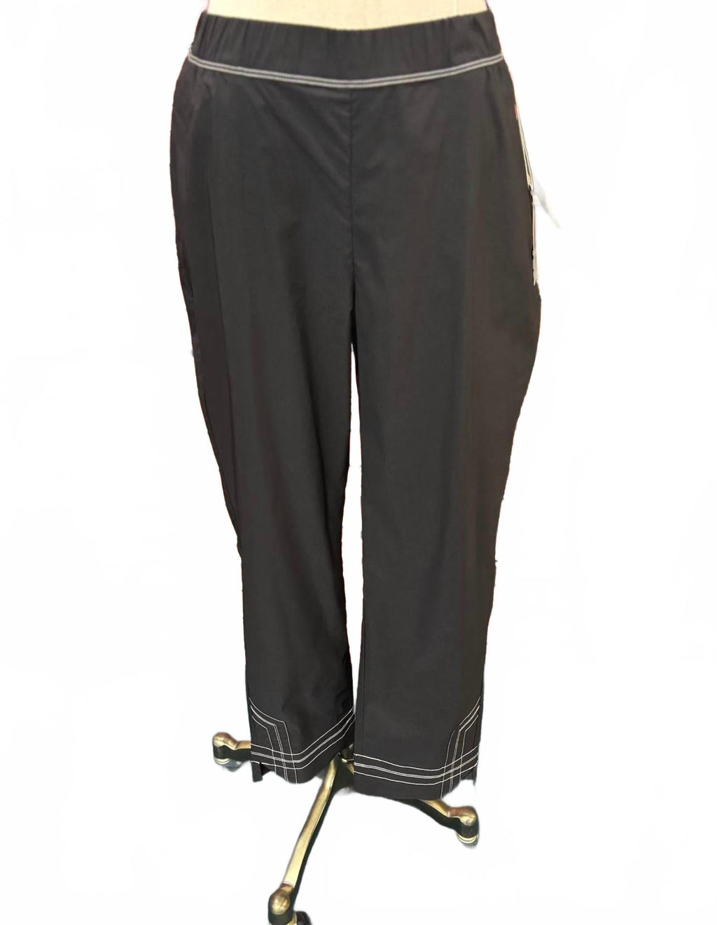 Cool Tech Easy Crop Pants In Black