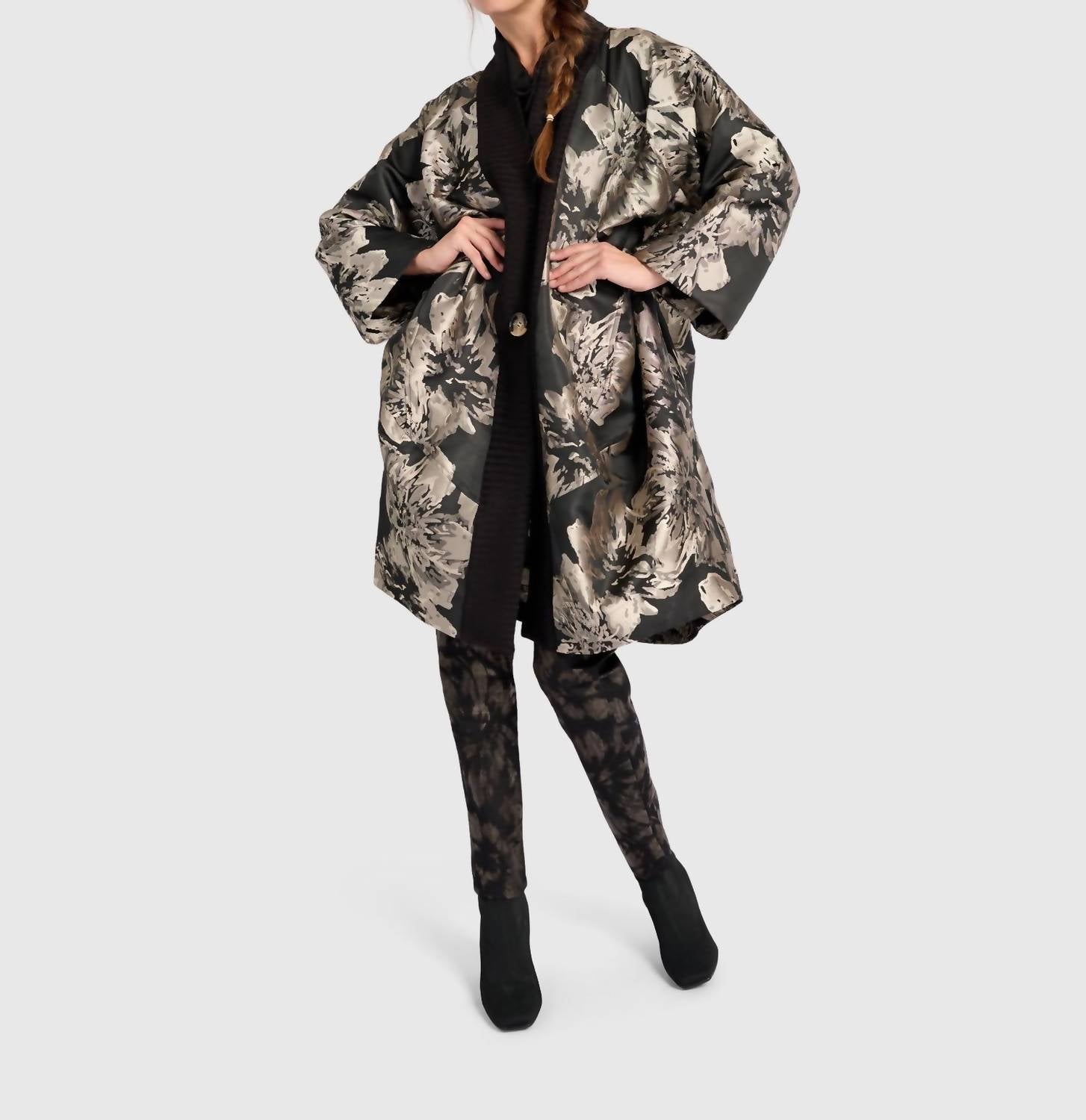 Eventide Brocade Jacket In Floral