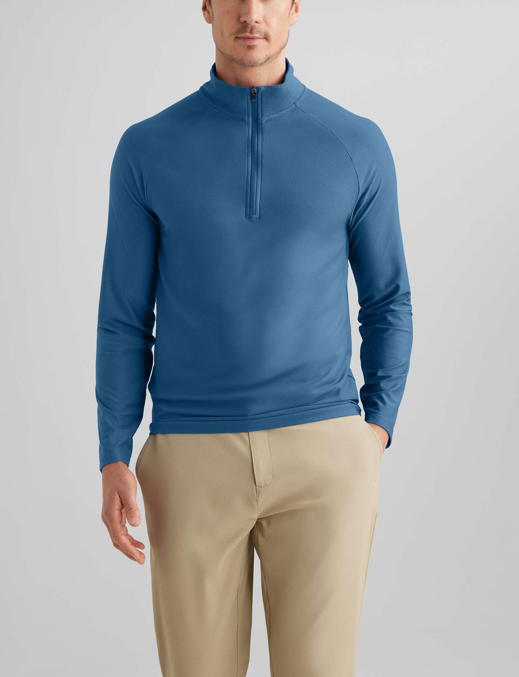Men's Active Mesh Quarter Zip