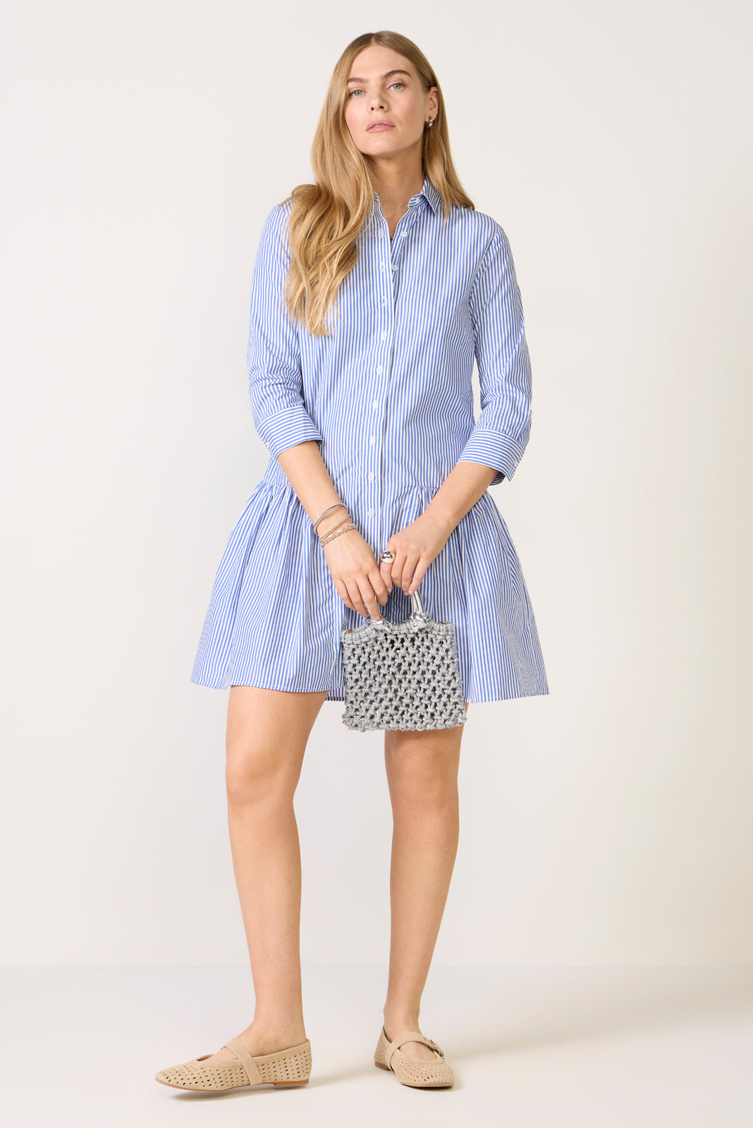 Women's The Drop Waist Shirt Dress
