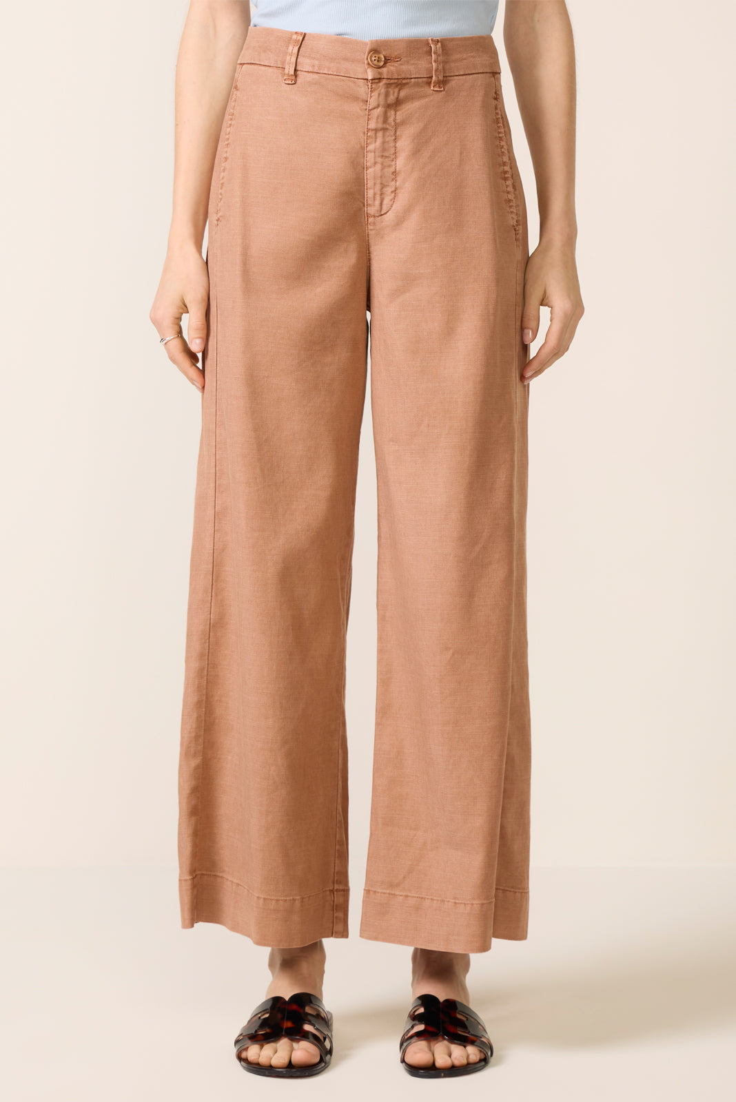 Women's Joelle Stretch Linen Crop Pants