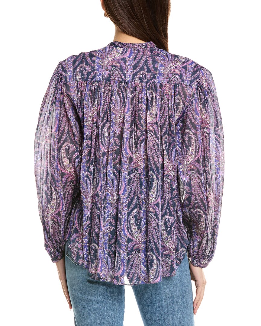 Isabel Marant E'toile Zarga Silk-Blended Blouse
