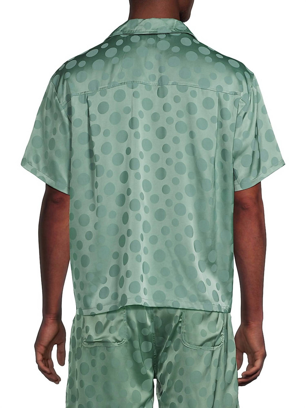 Polka Dot Shirt In Green