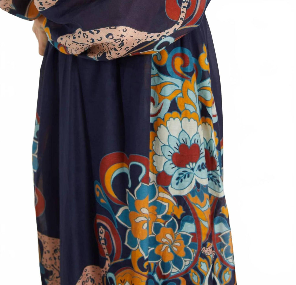 Mindy Maxi Dress In Cosmic Cheetah