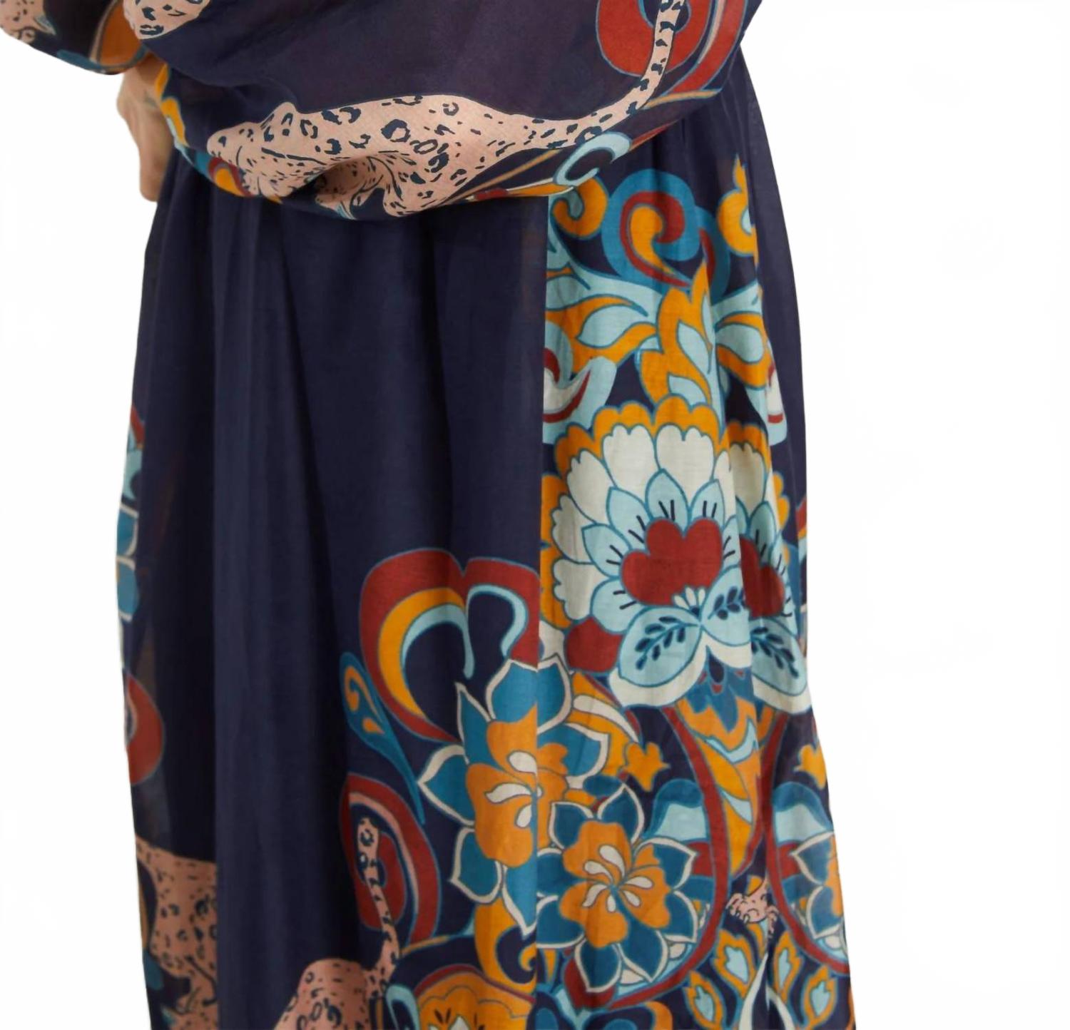 Mindy Maxi Dress In Cosmic Cheetah