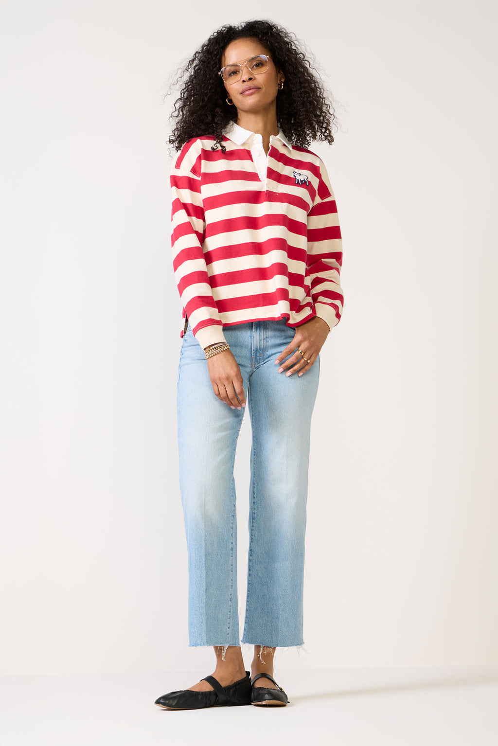 Women's Mid Rise Rambler Zip Ankle Fray Jean