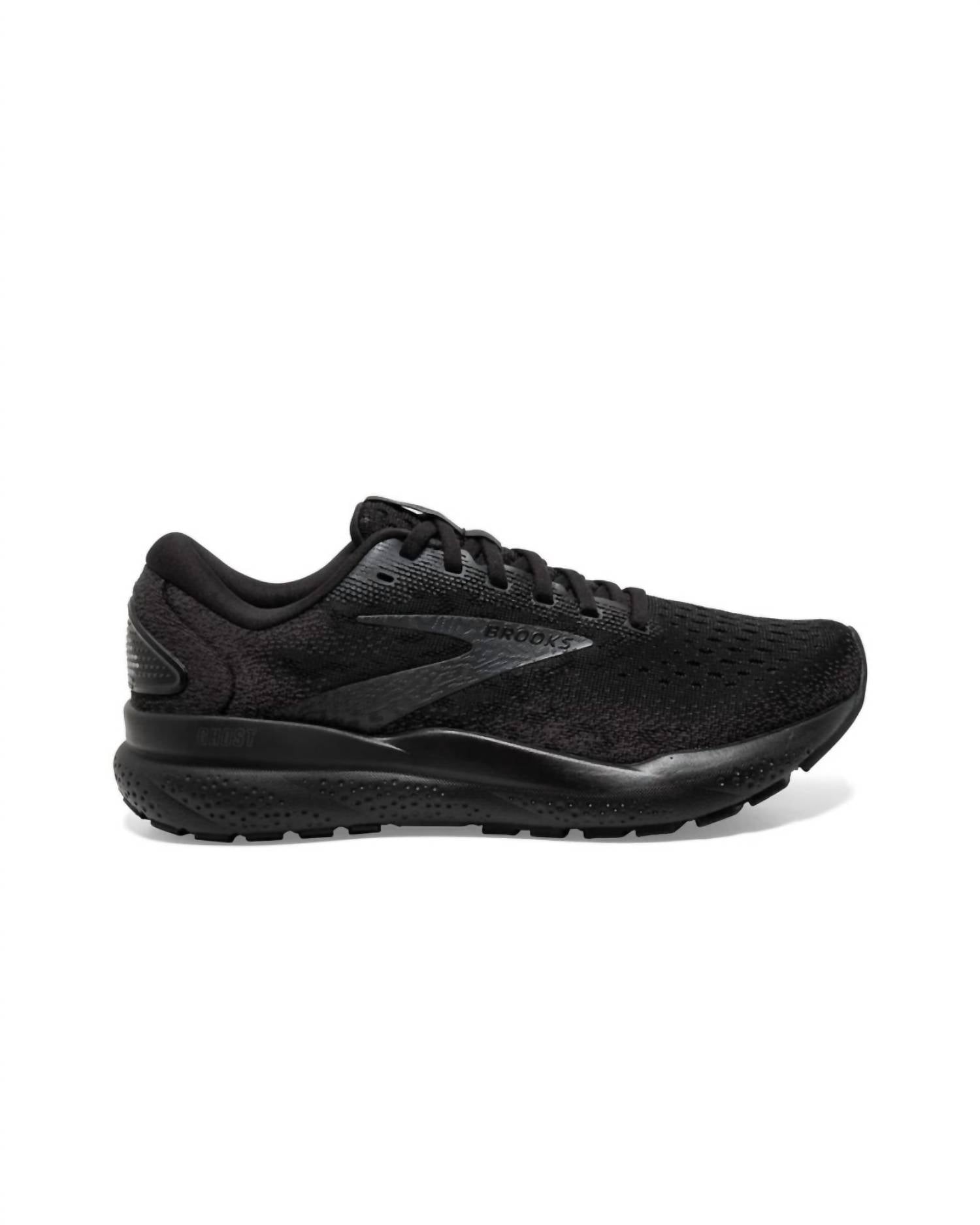 Women's Ghost 16 Running Shoe In Black/black/ebony