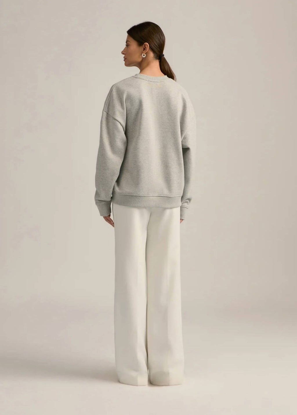 Sports Mom Sweatshirt In Grey