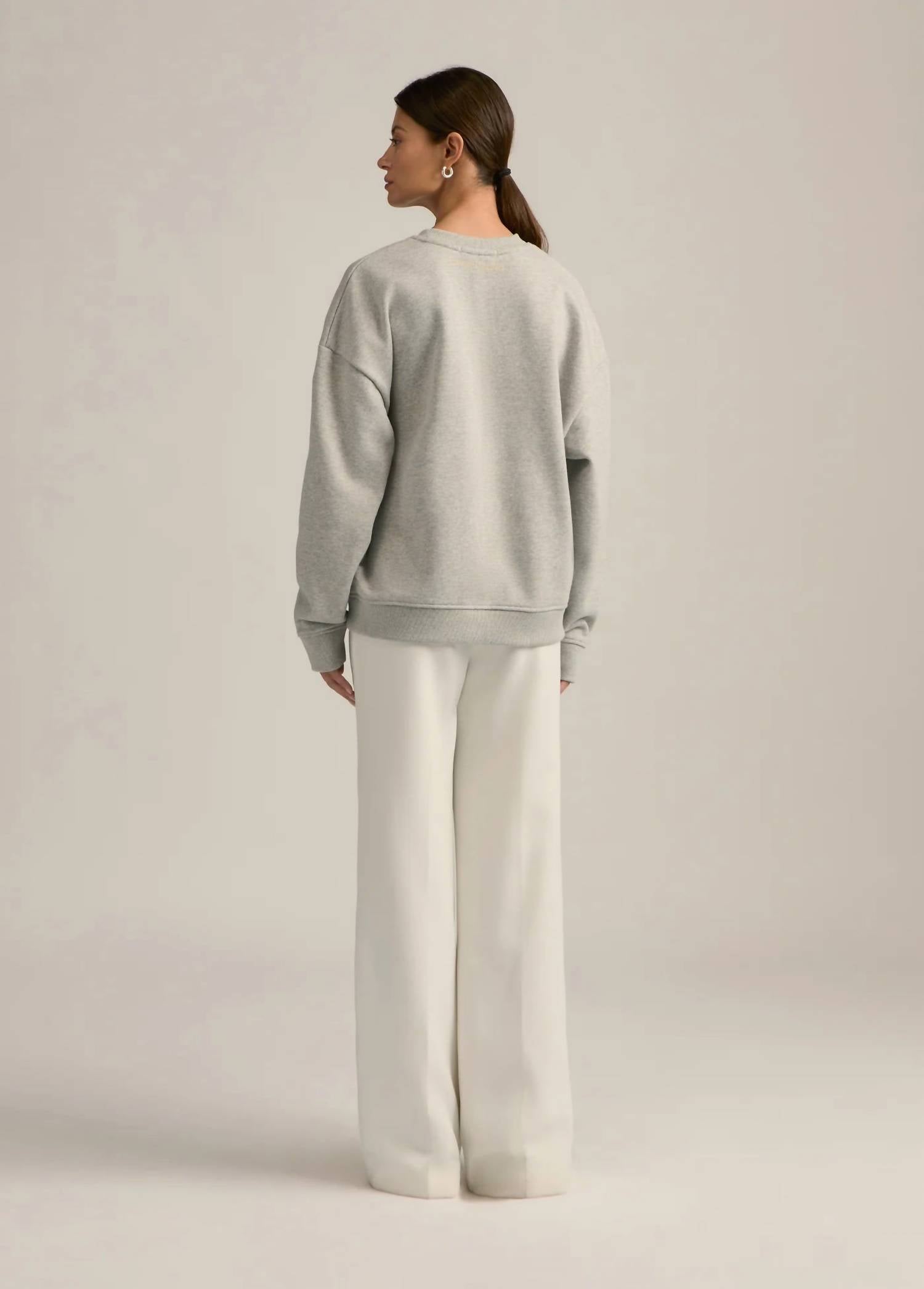 Sports Mom Sweatshirt In Grey
