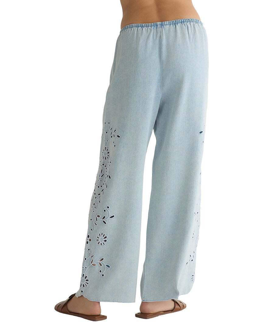 Bella Dahl Side Embroidered Beach Pant