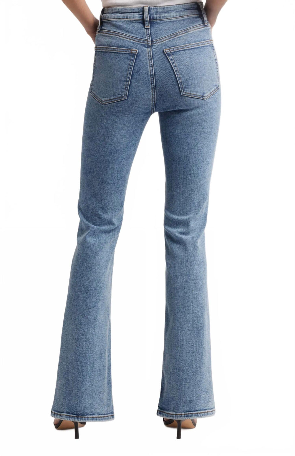 The Reboot High Waist Bootcut Jeans In Crave