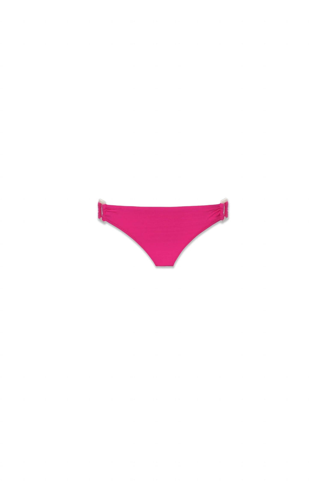 Shell Hipster Swim Bottom In Textured Lotus Pink