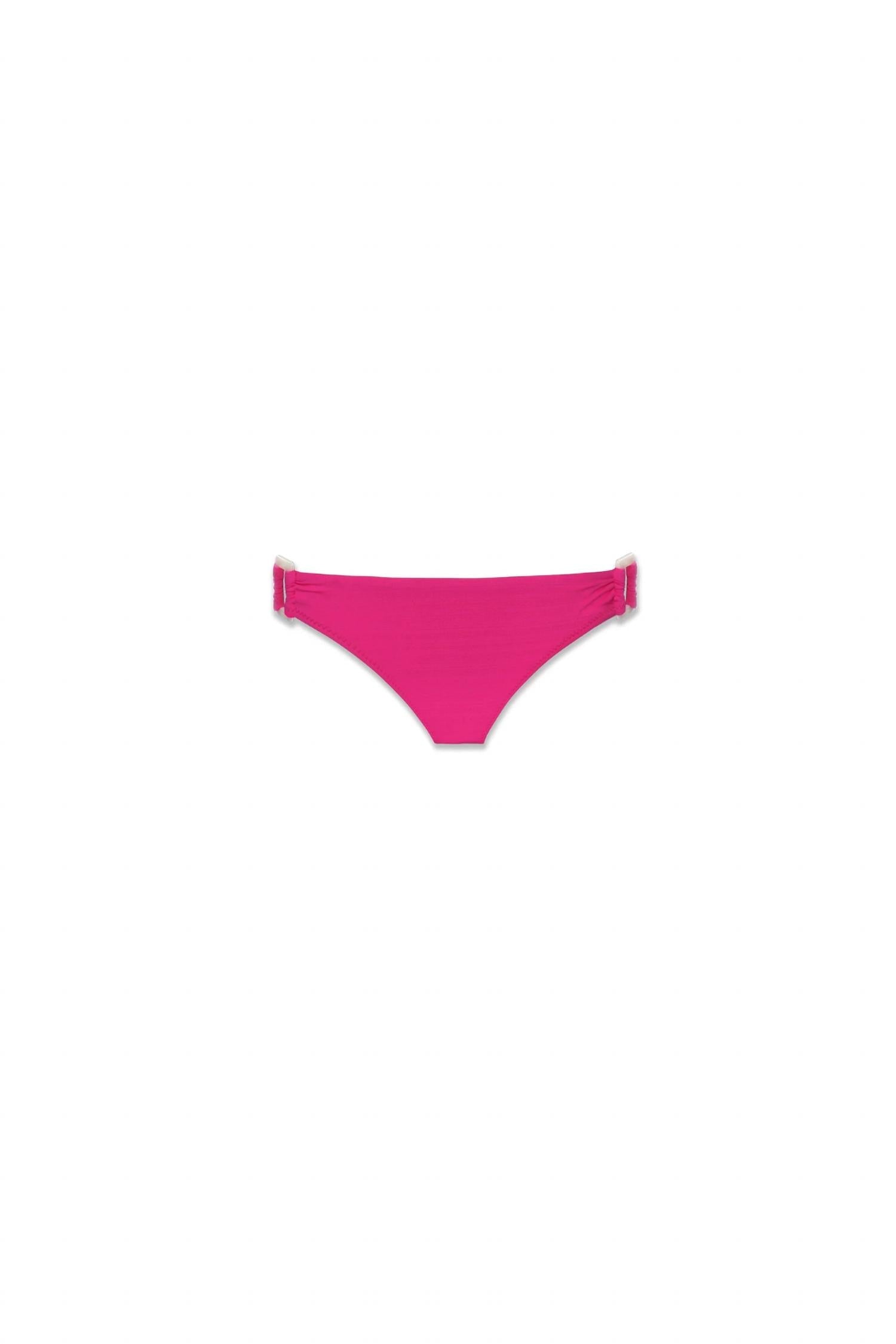 Shell Hipster Swim Bottom In Textured Lotus Pink