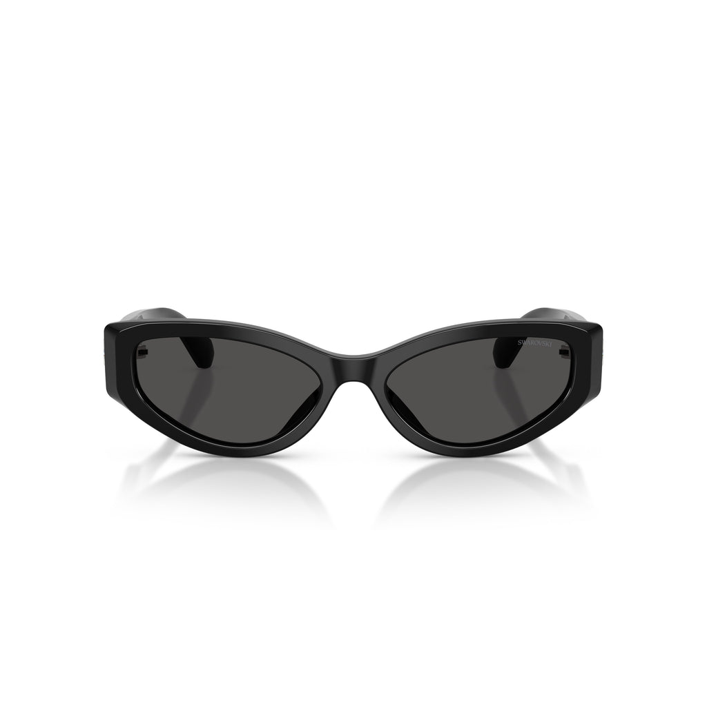 0Sk6045U Cat-Eye Sunglasses with Glossy Black Acetate Frame