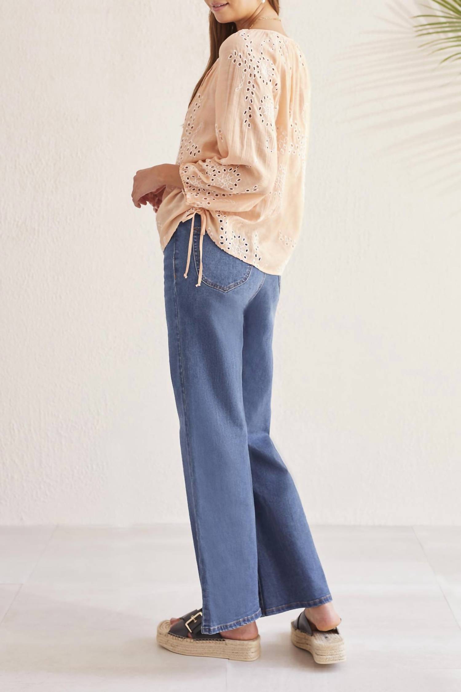 Tassel Blouse In French Oak