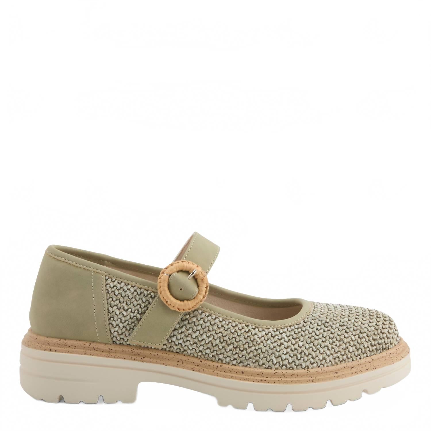 Women's Demure Mary Jane Shoes In Green