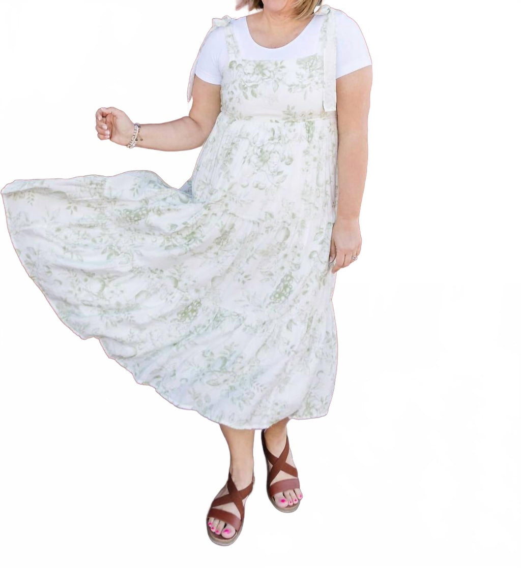 Haley Midi Dress In Green
