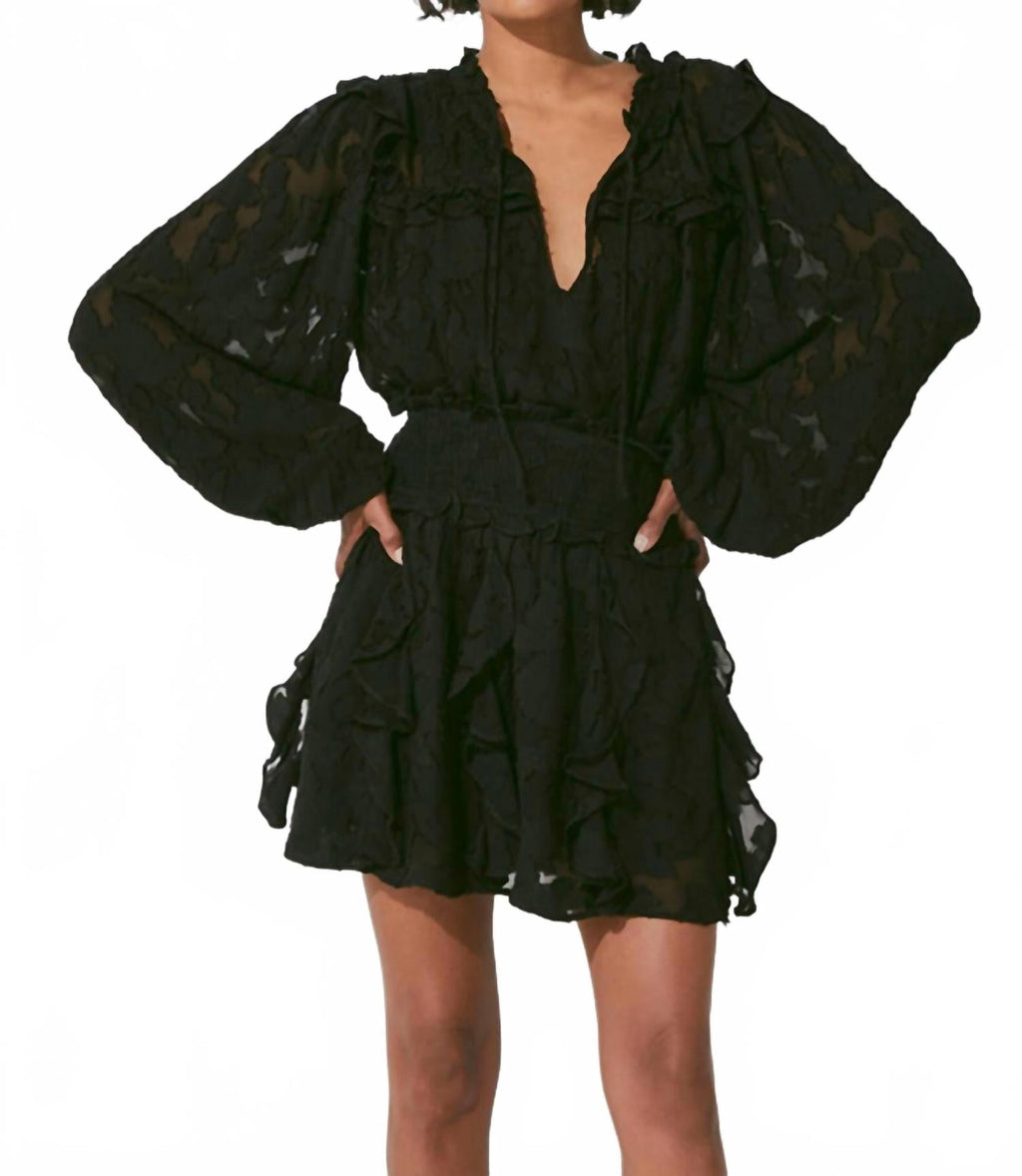 Rae Mini Skirt In Black