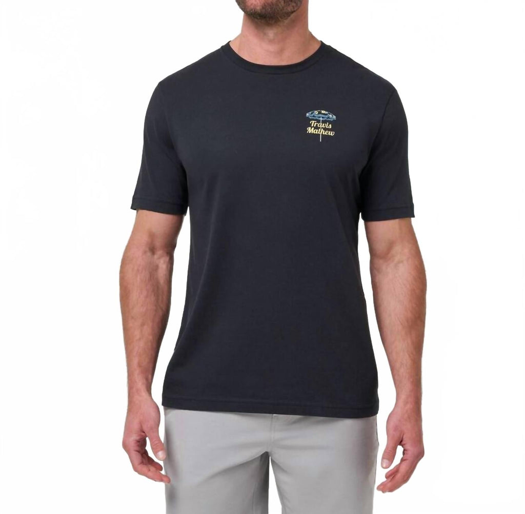 Vacation Home Short Sleeve Tee In Black
