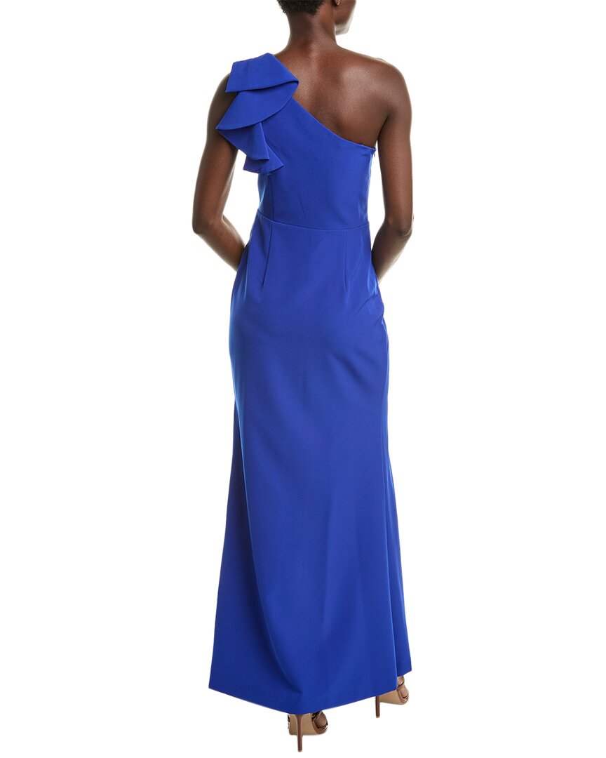 Eliza J Laguna Crepe Gown