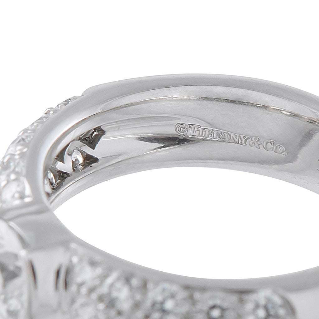 Tiffany & Co. Platinum 0.96ct Diamond Ring TI34-041326
