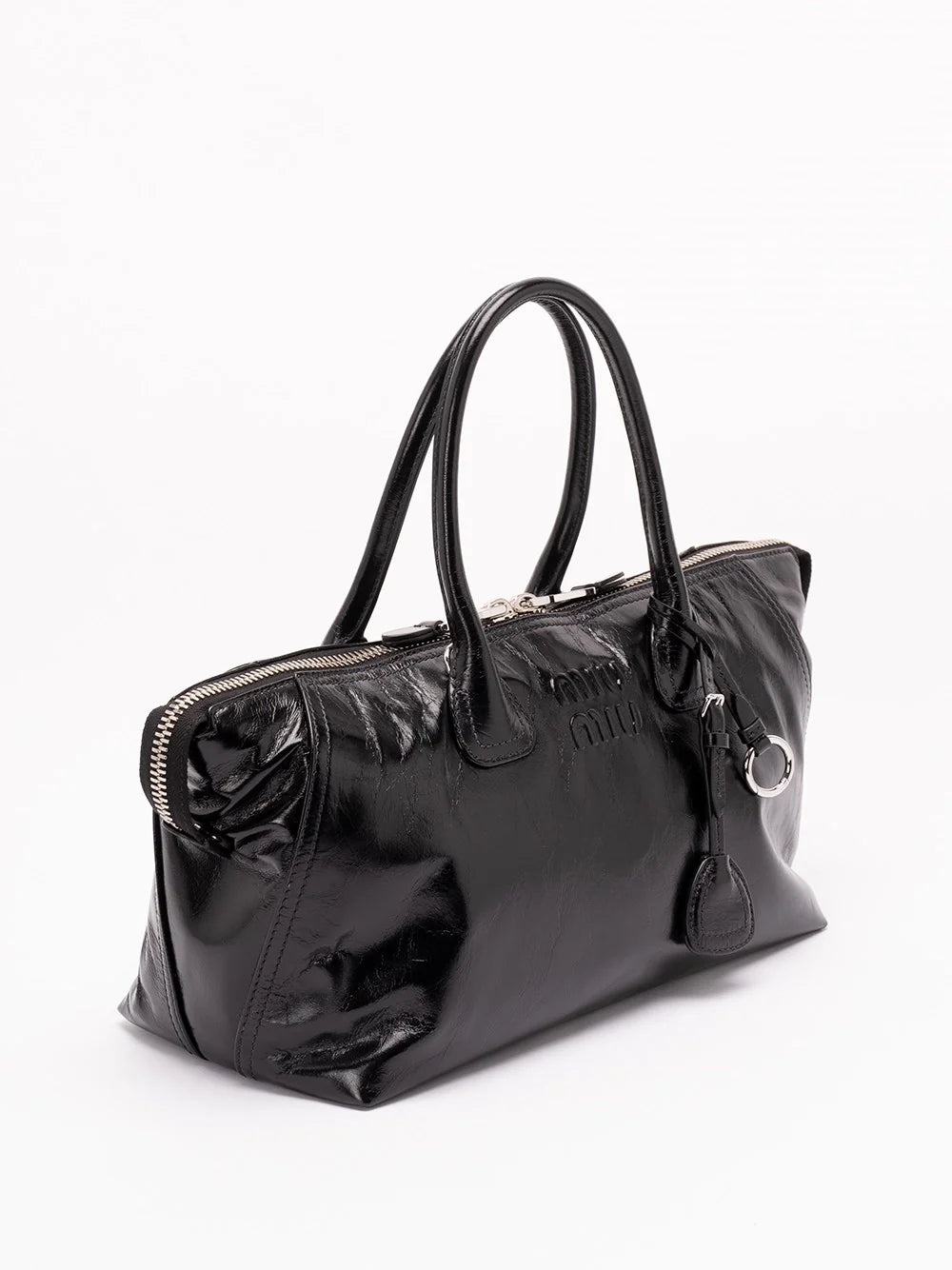 Miu Miu Women Shiny Leather Bag