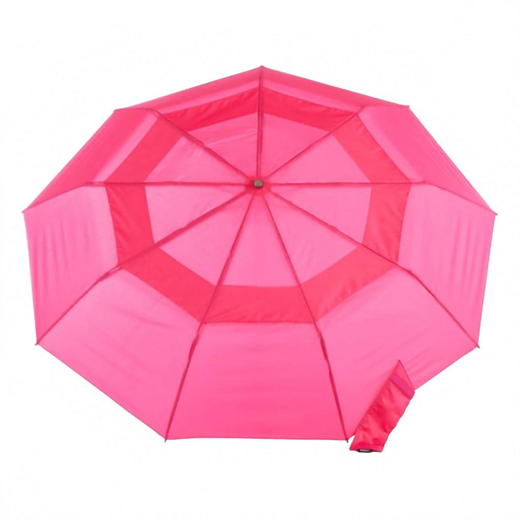 Women's Auto Open Close Windproof Ultimate Compact Umbrella In Azalea