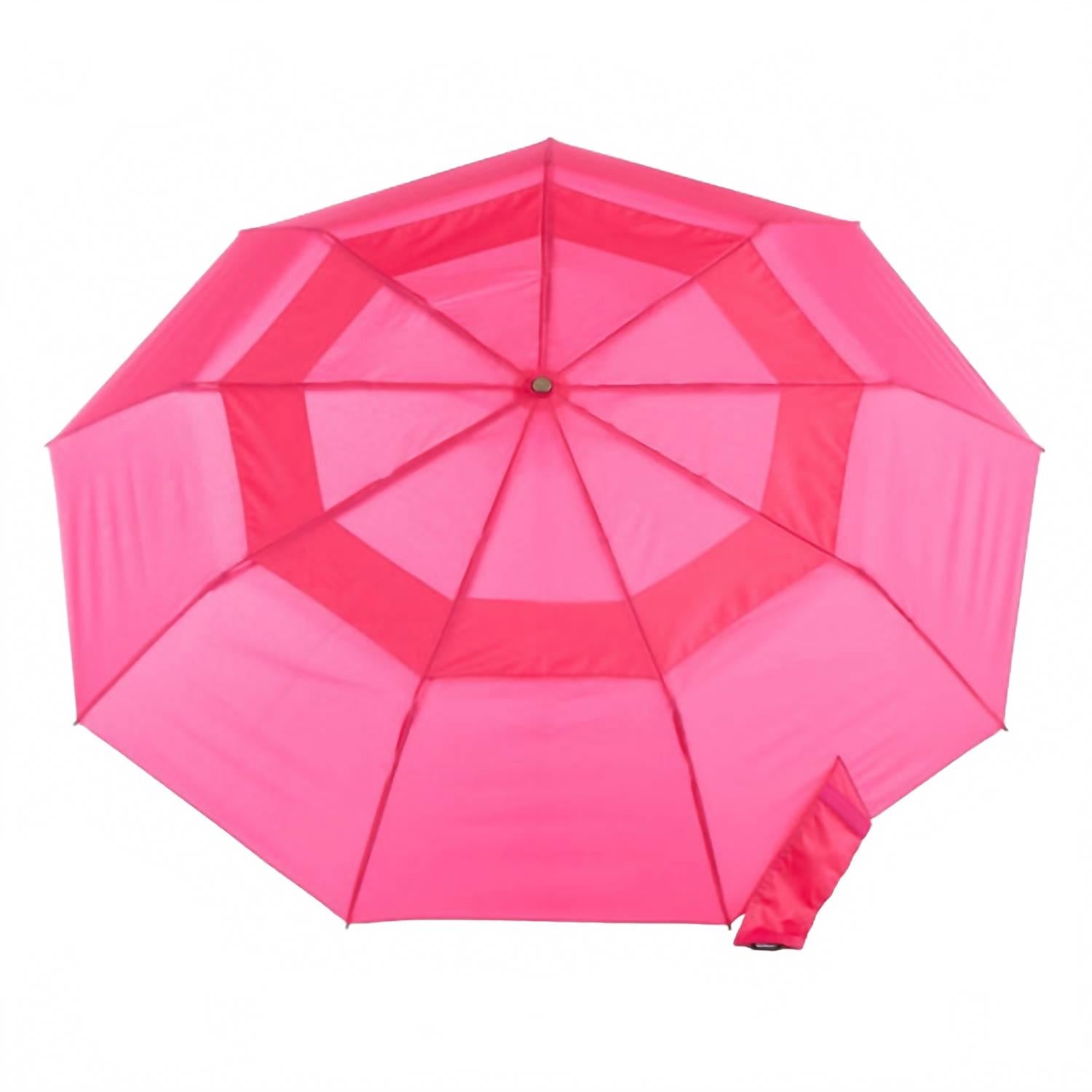 Women's Auto Open Close Windproof Ultimate Compact Umbrella In Azalea