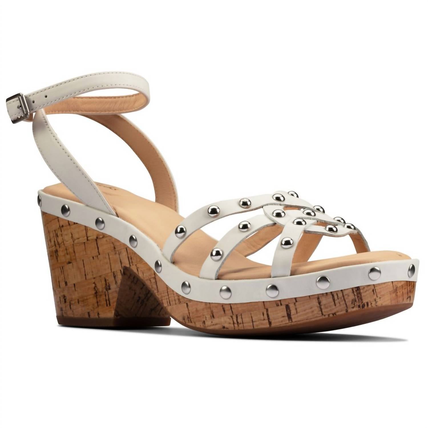 Women's Maritsa 70 Sun Heeled Sandal In White Interest