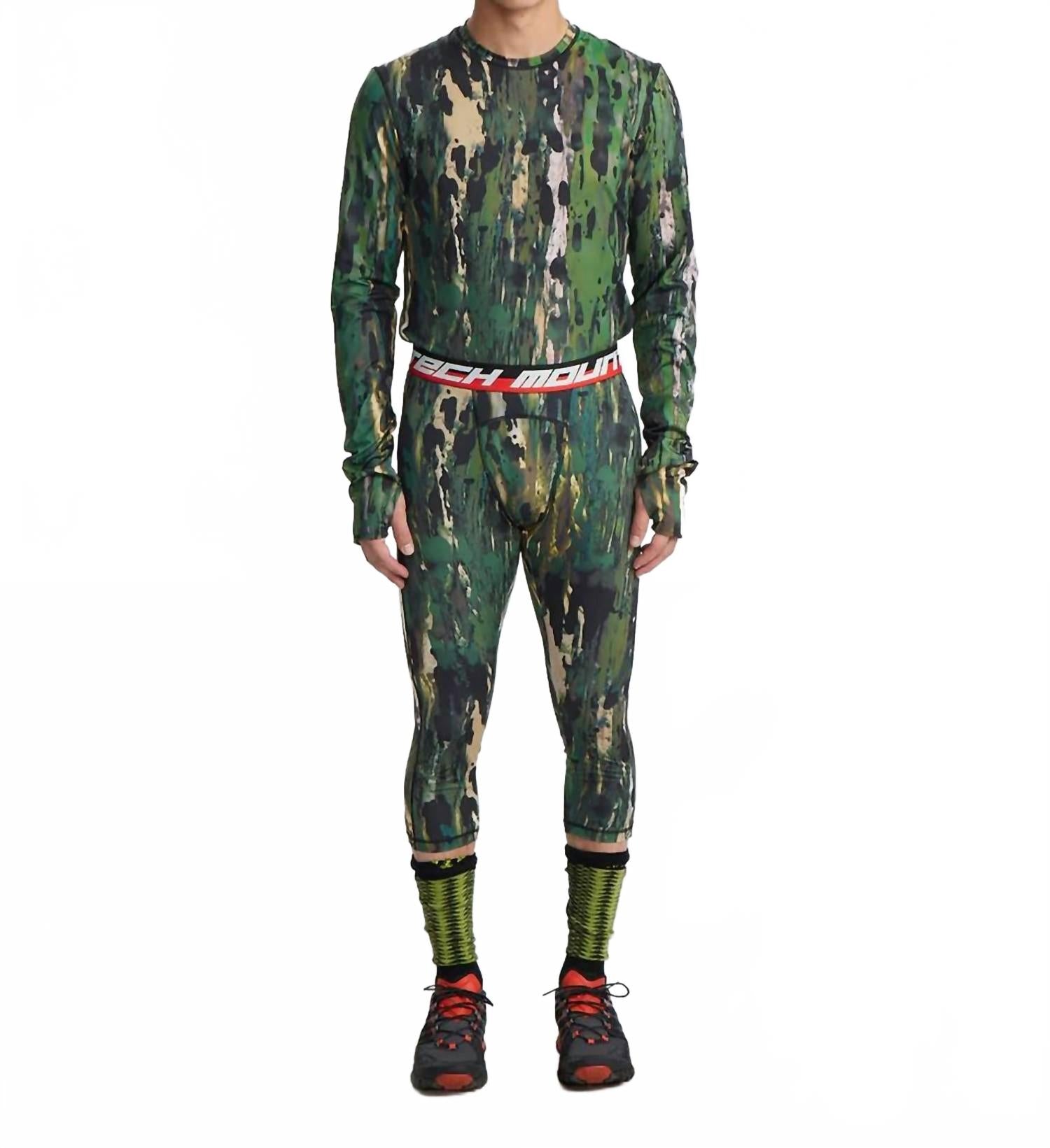 Next To Skin Base Layer Top In Green