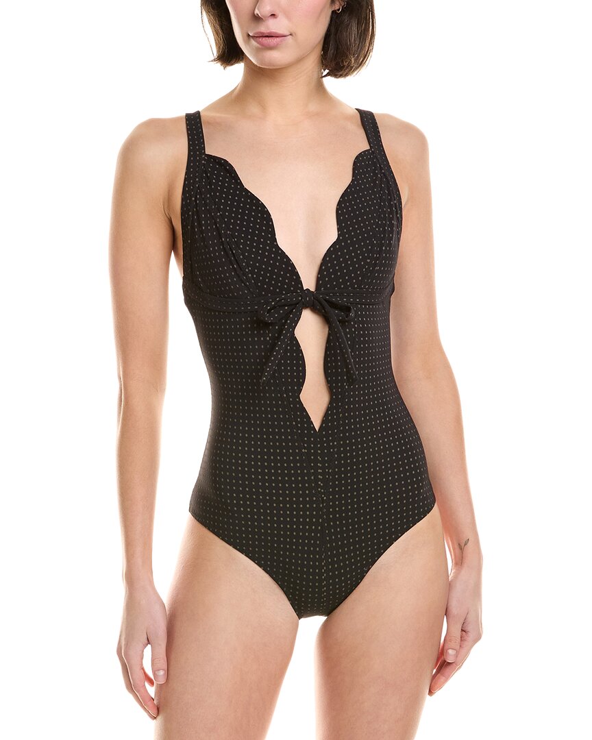 Lisa Marie Fernandez Scallop Bow Maillot One-Piece