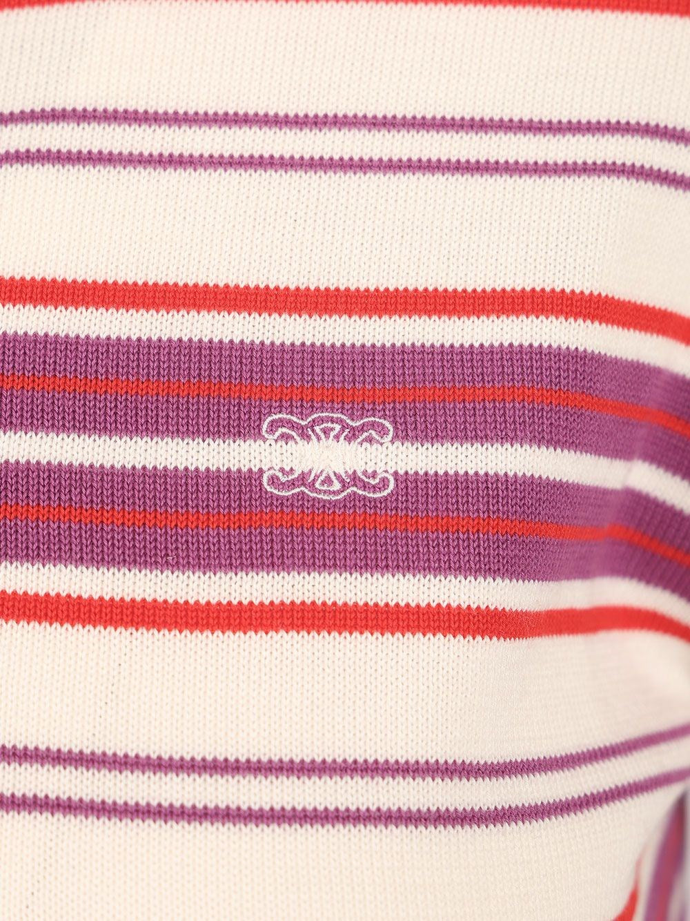 Celine Women Knitted Cotton Polo Shirt