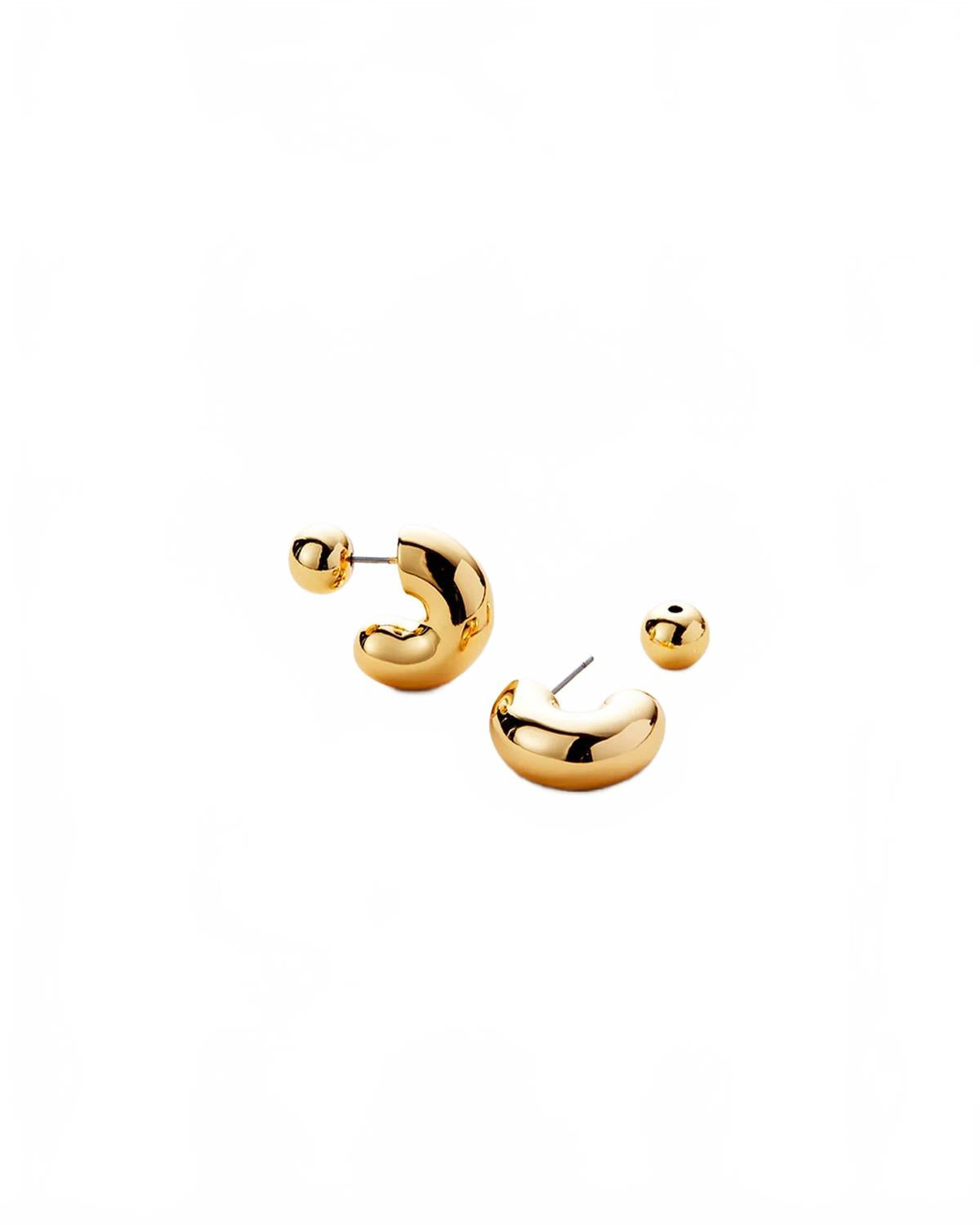 Small Tomme Hoops In Gold