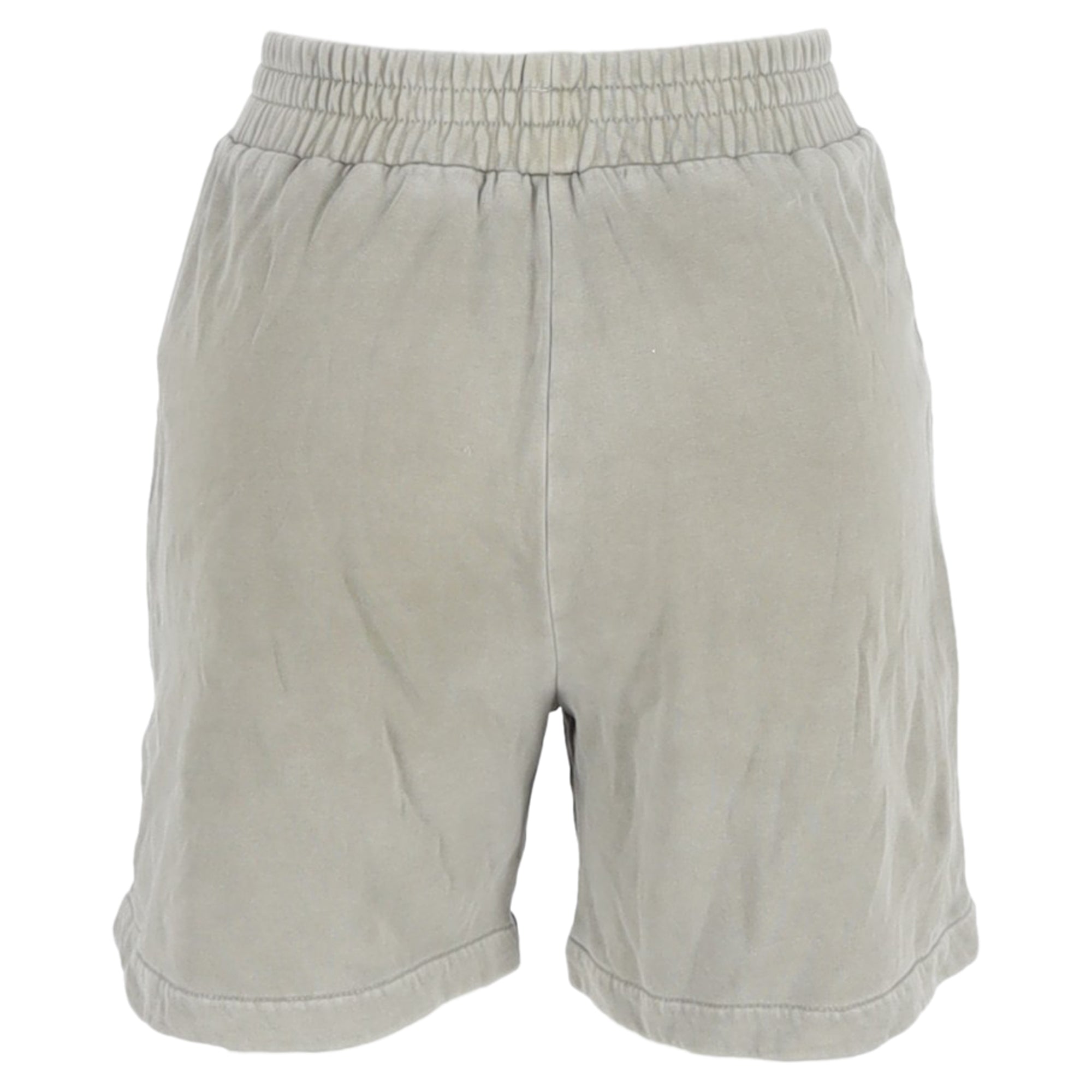 Anine Bing Elastic Waist Shorts in Grey Cotton