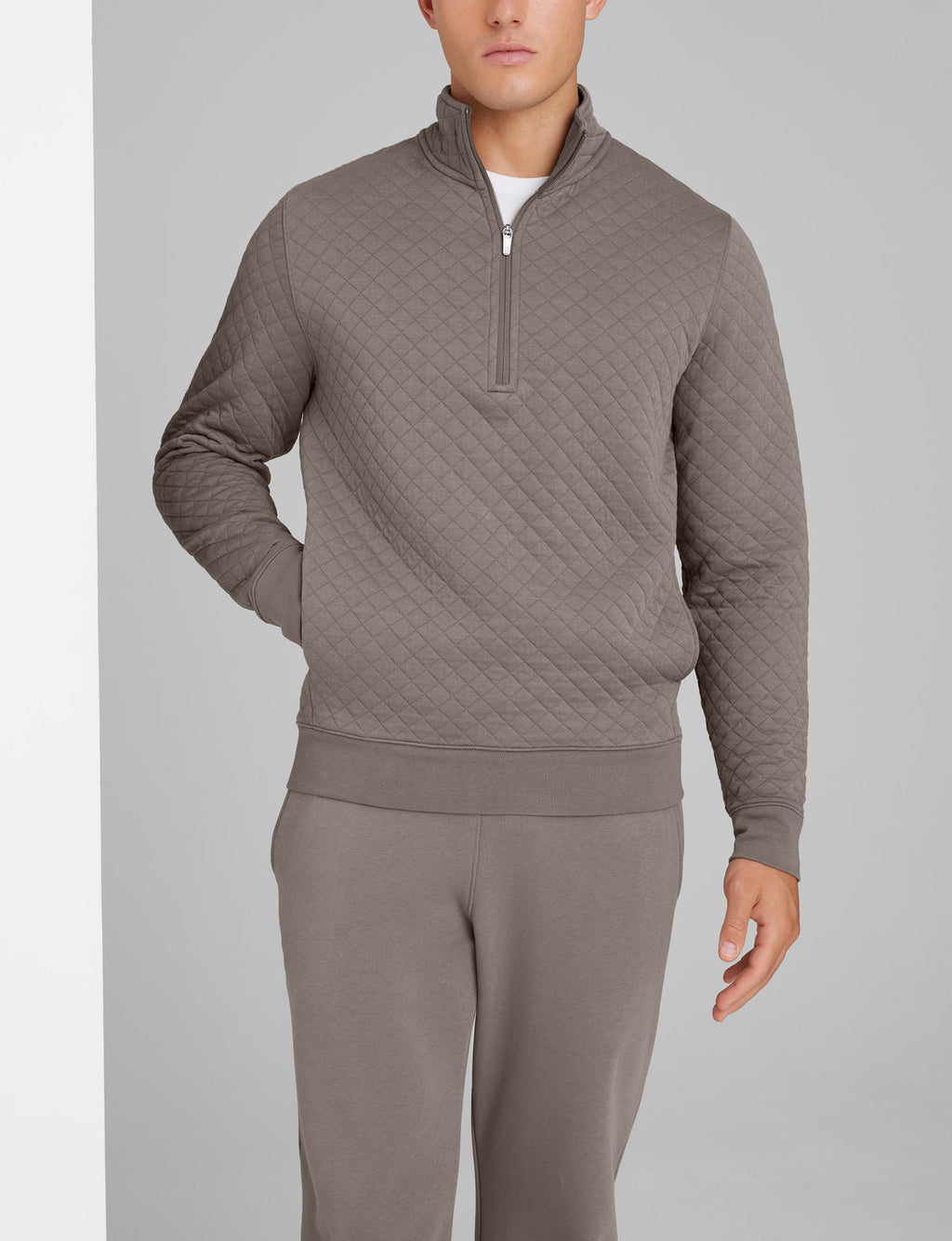 Men's Quilted Quarter Zip