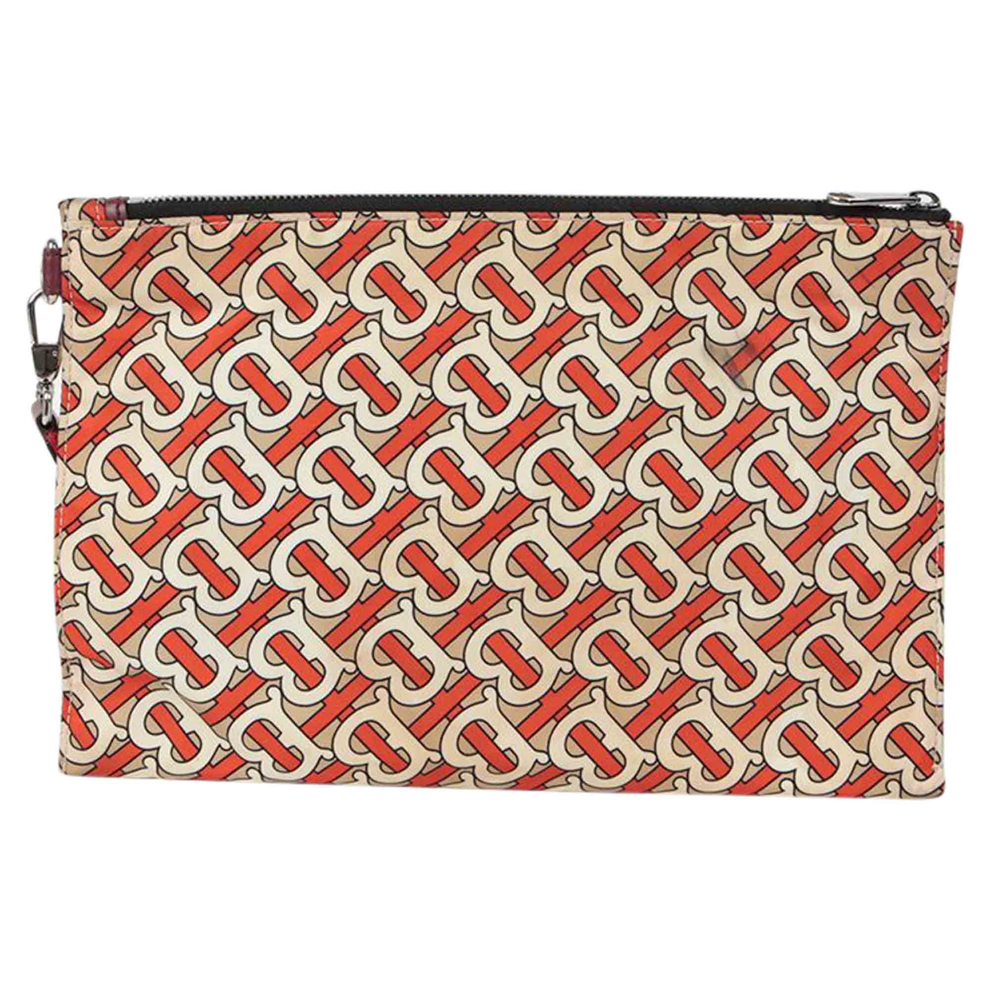 Monogram Strap Clutch