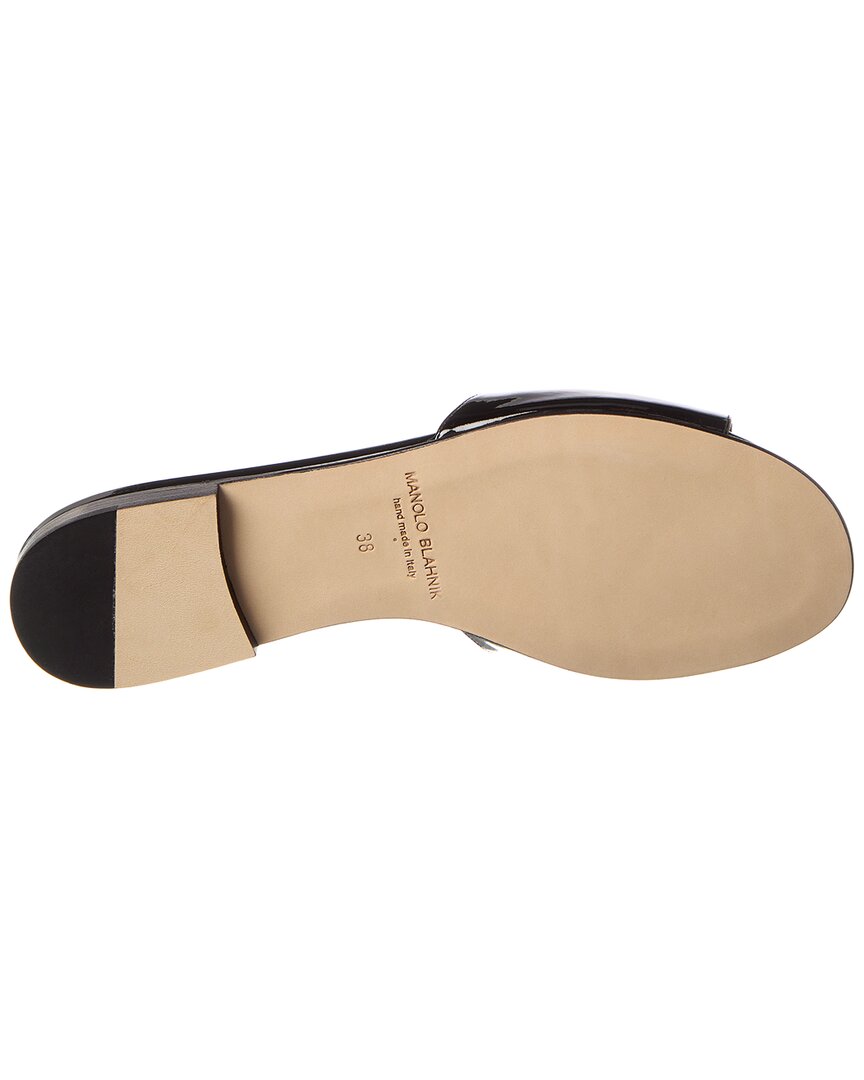 Manolo Blahnik Houramu Patent Sandal