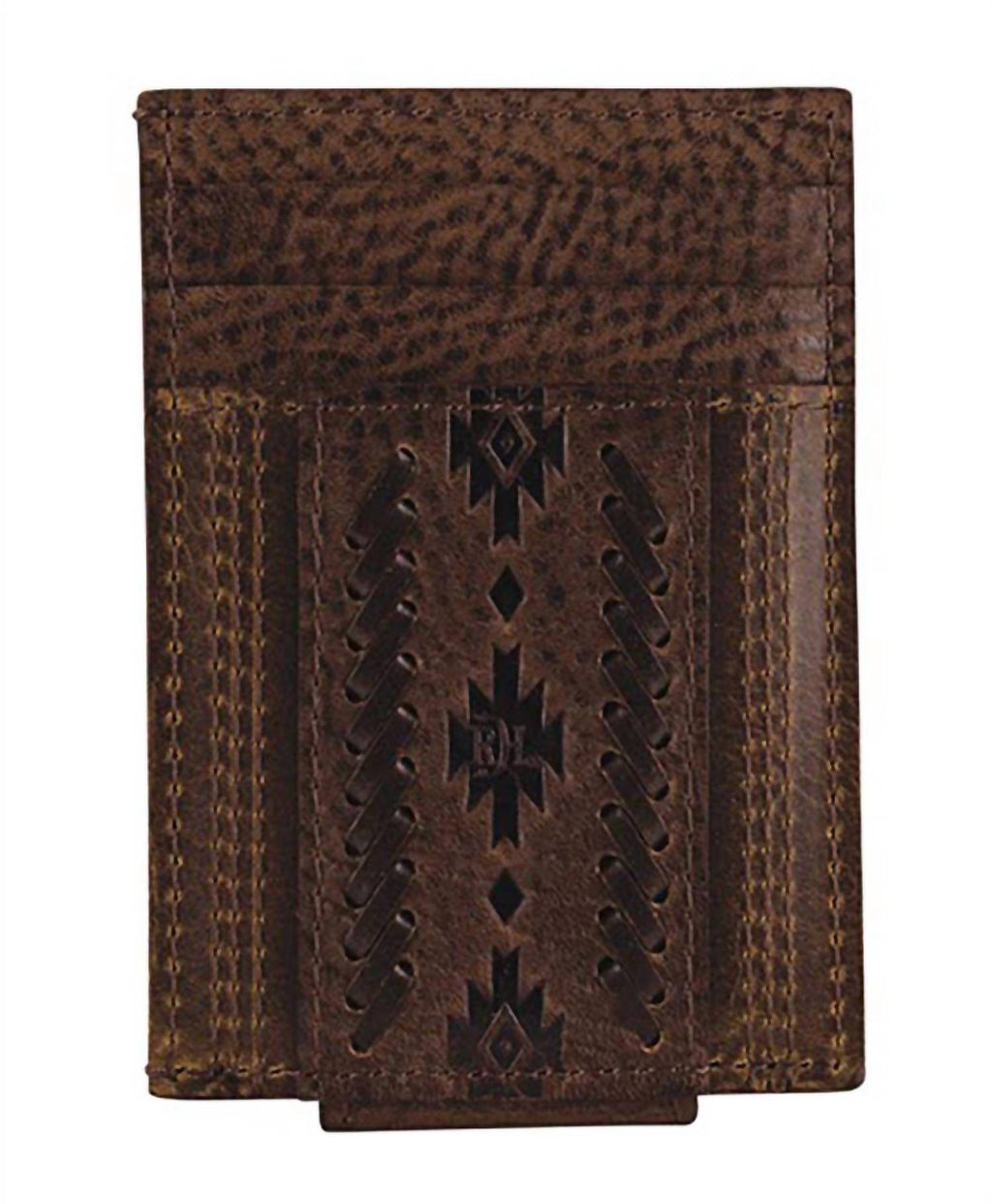 Men's Genuine Leather Wallet In Brown