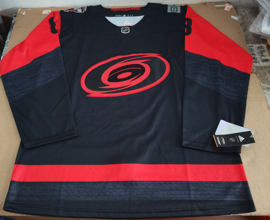 Men's Carolina Hurricanes Brent Burns #8 Black Home Breakaway Player jersey