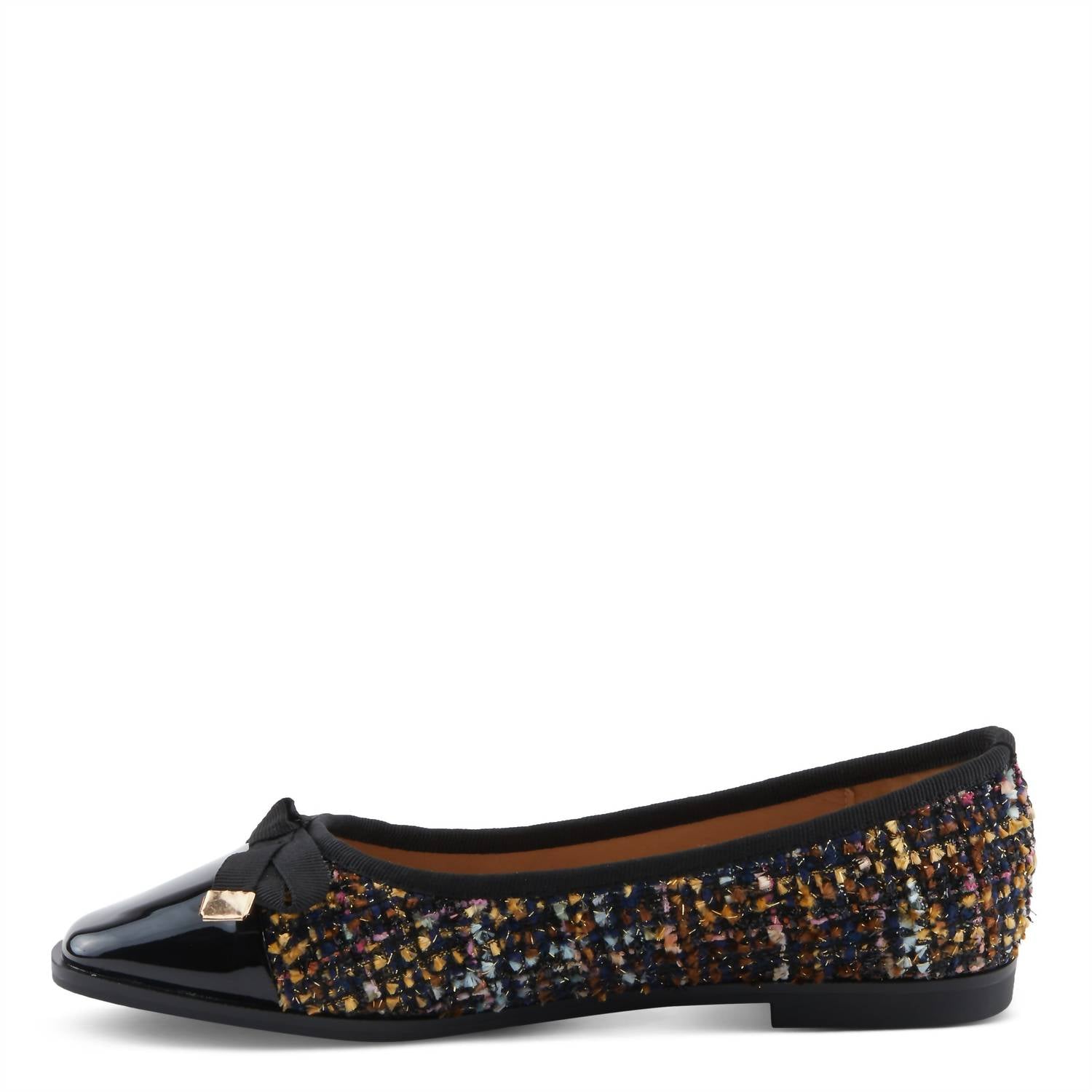 Women's Ainosa Ballet Flat Shoes In Black Multi