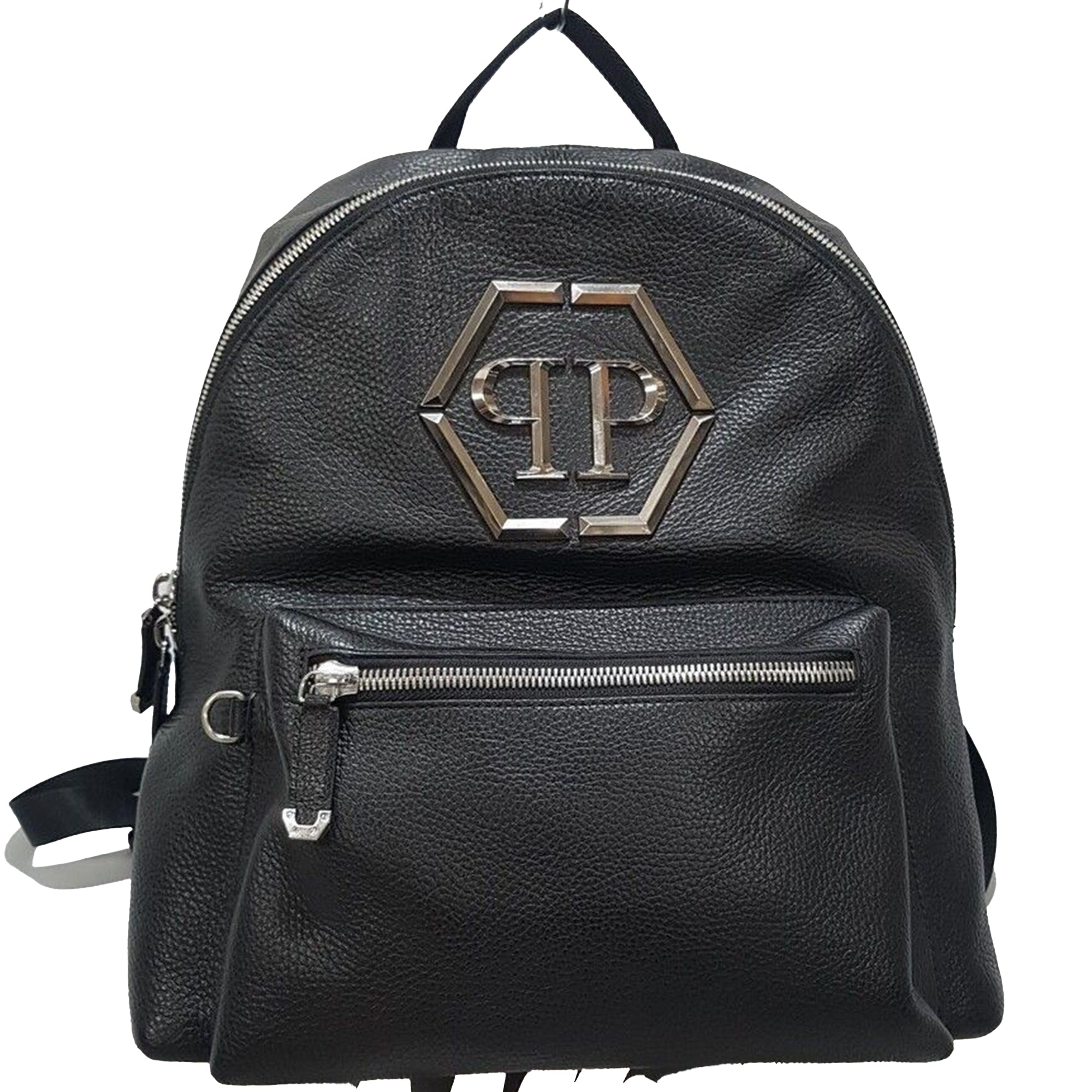 Black Leather Backpack