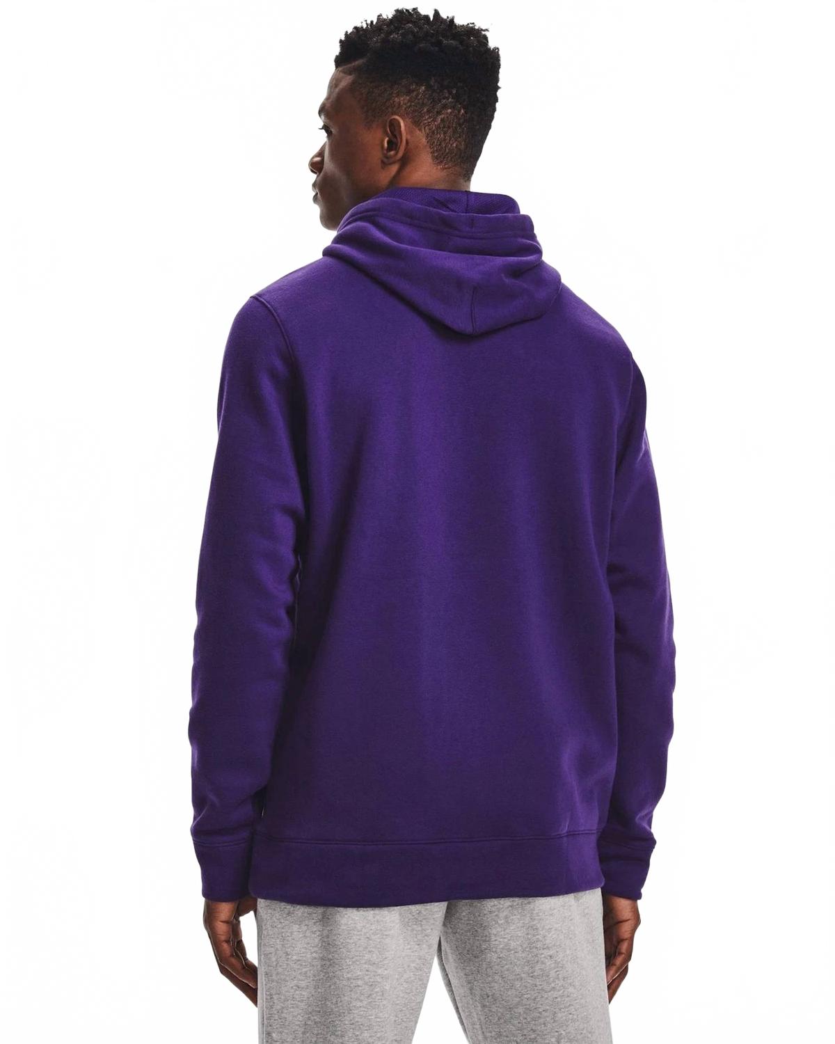 Men's Hustle Fleece Hoody In Purple