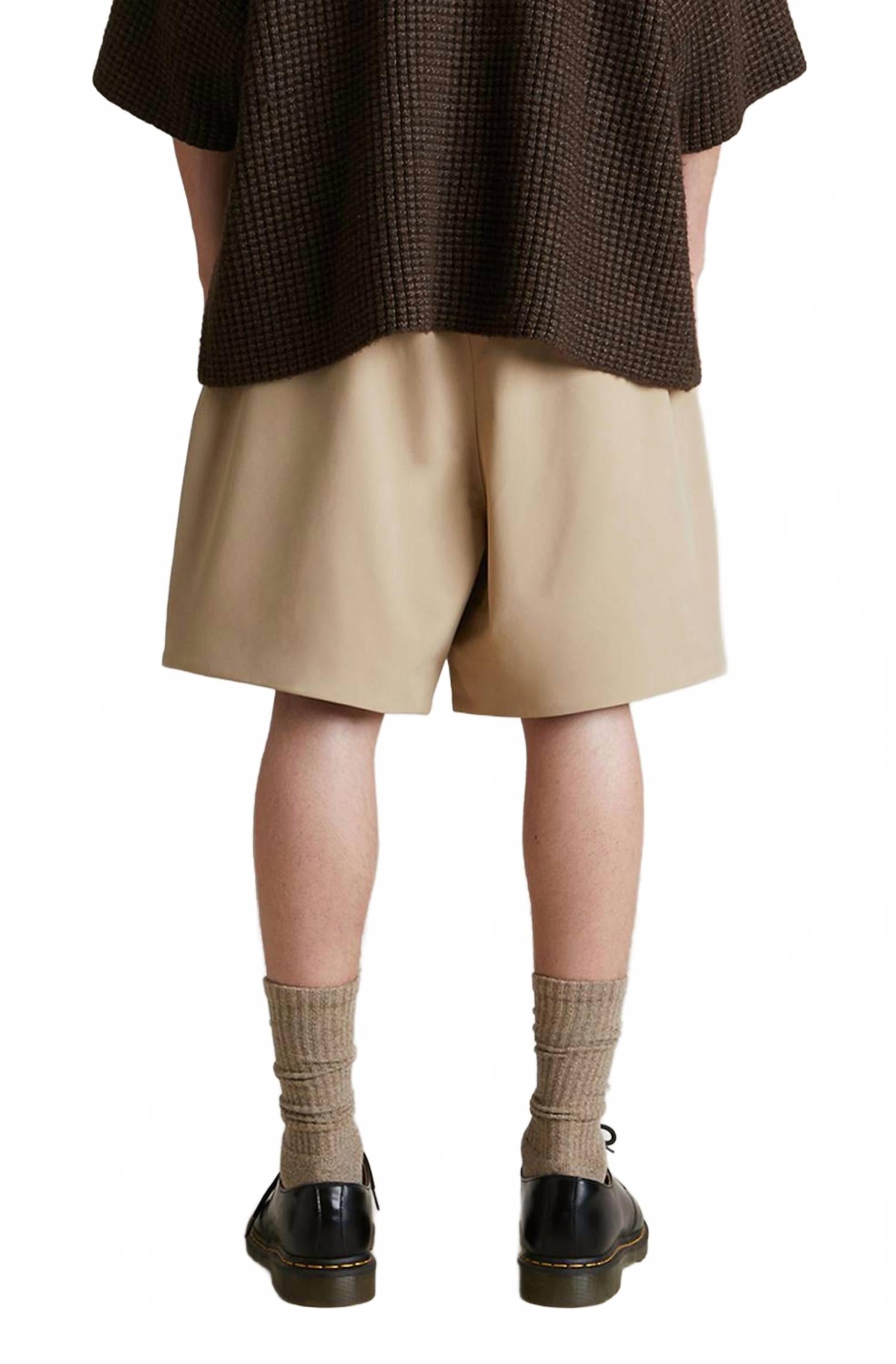 Bonded Nylon Soccer Shorts In Desert Sand