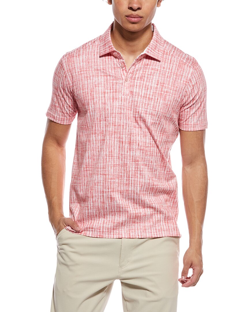 Raffi Brushed Gingham Polo Shirt