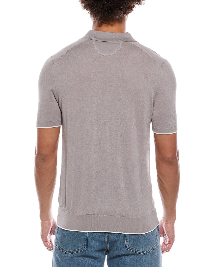 Raffi Jersey Polo Sweater Shirt