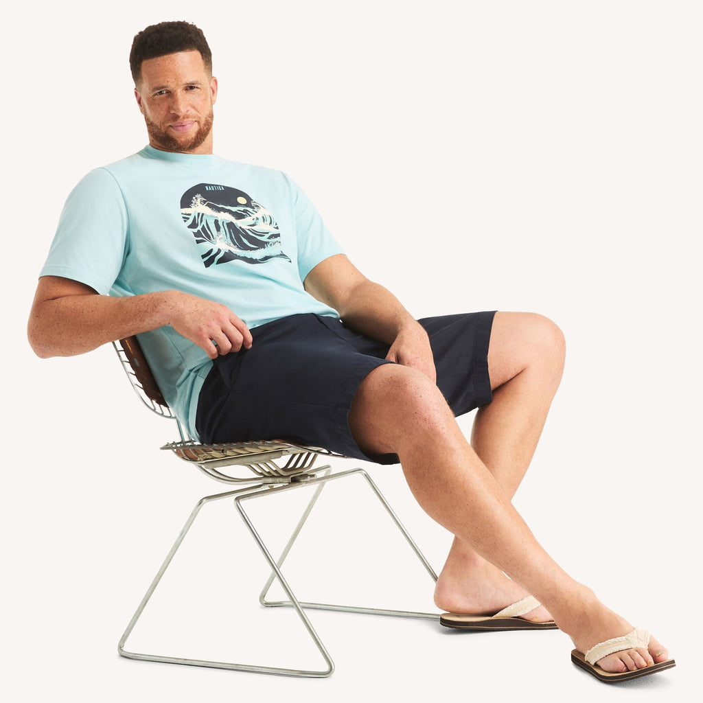 Nautica Big & Tall Stormy Day Graphic T-Shirt