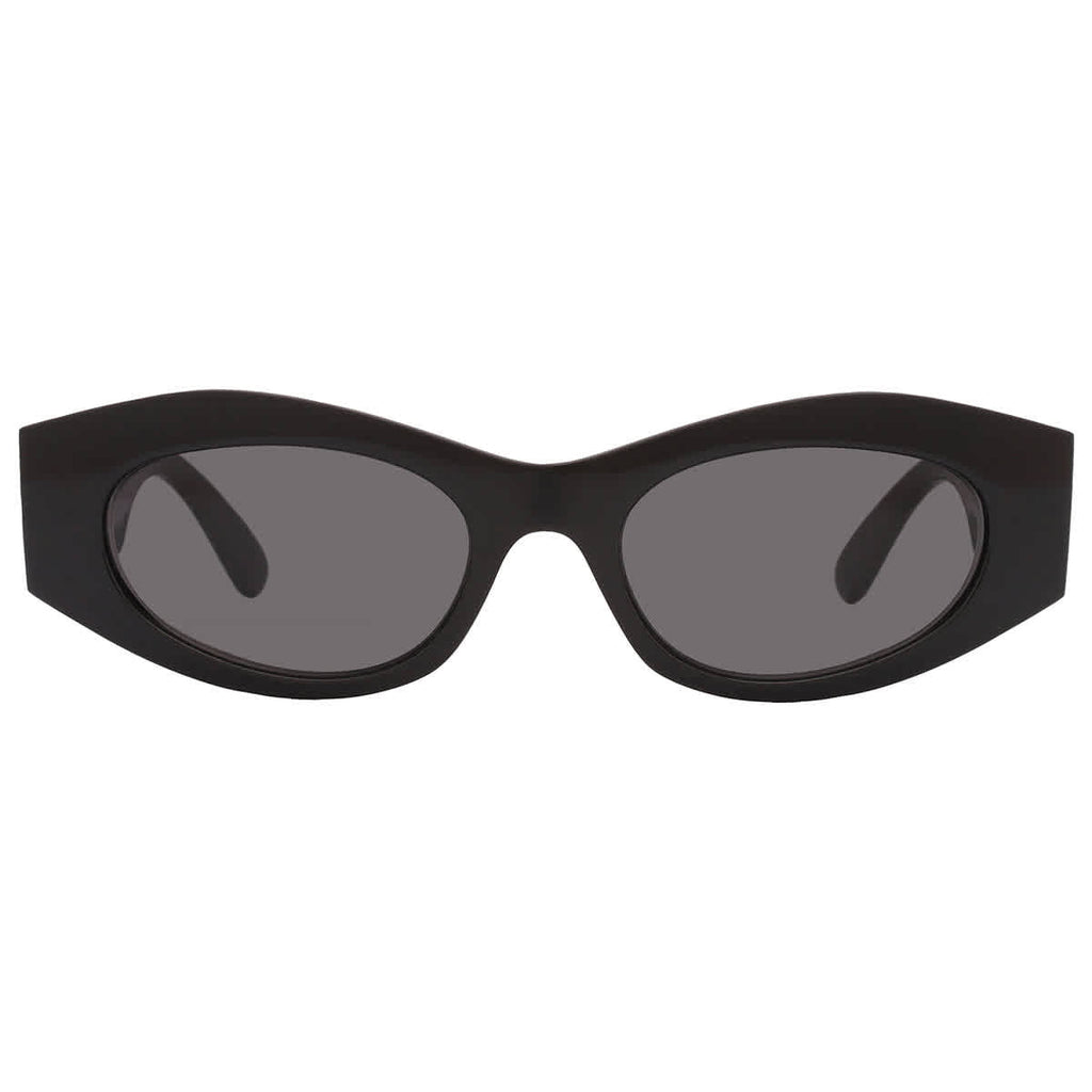 Versace Dark Grey Oval Ladies Sunglasses VE4480U 536087 51